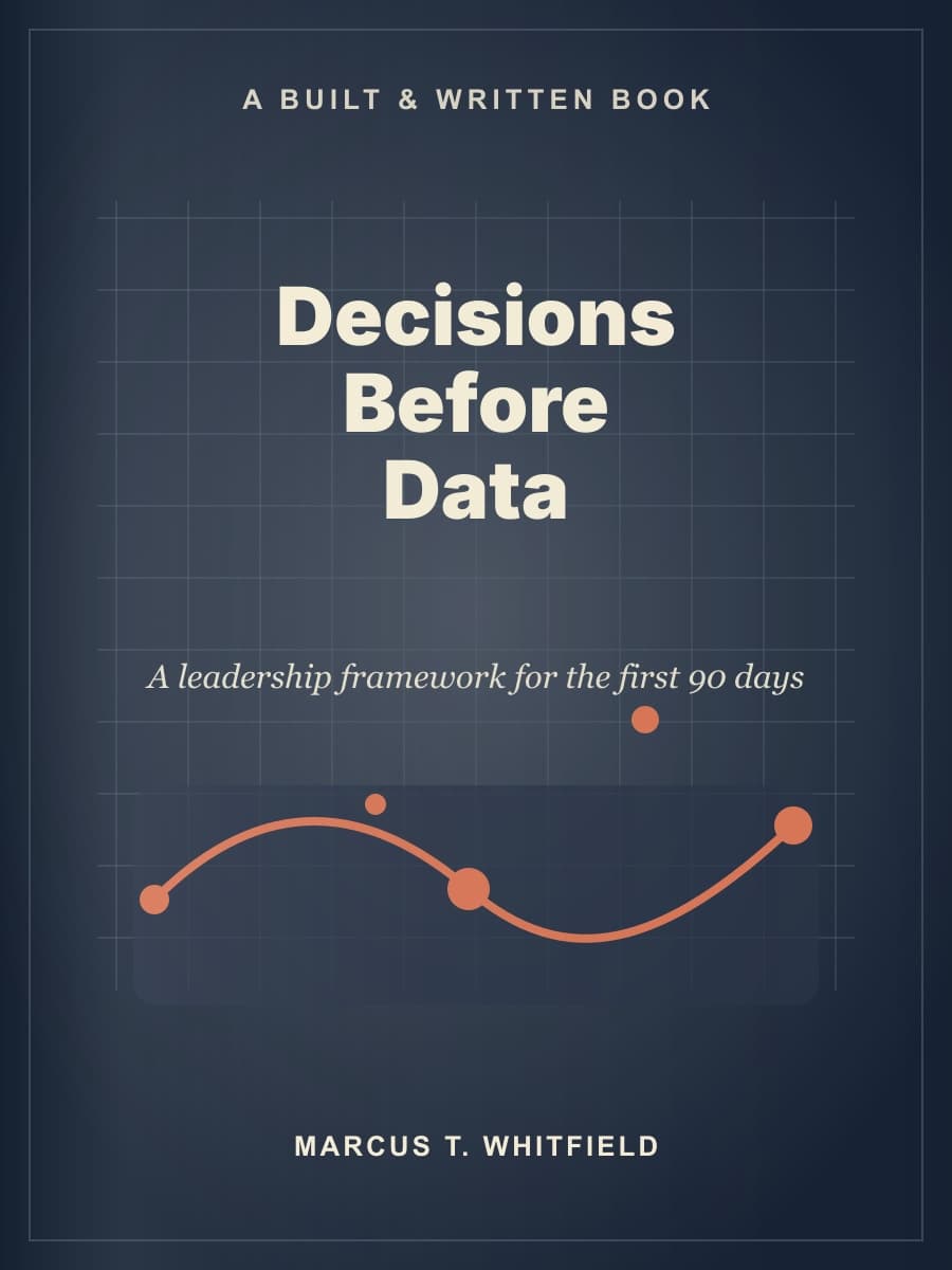 Decisions Before Data cover
