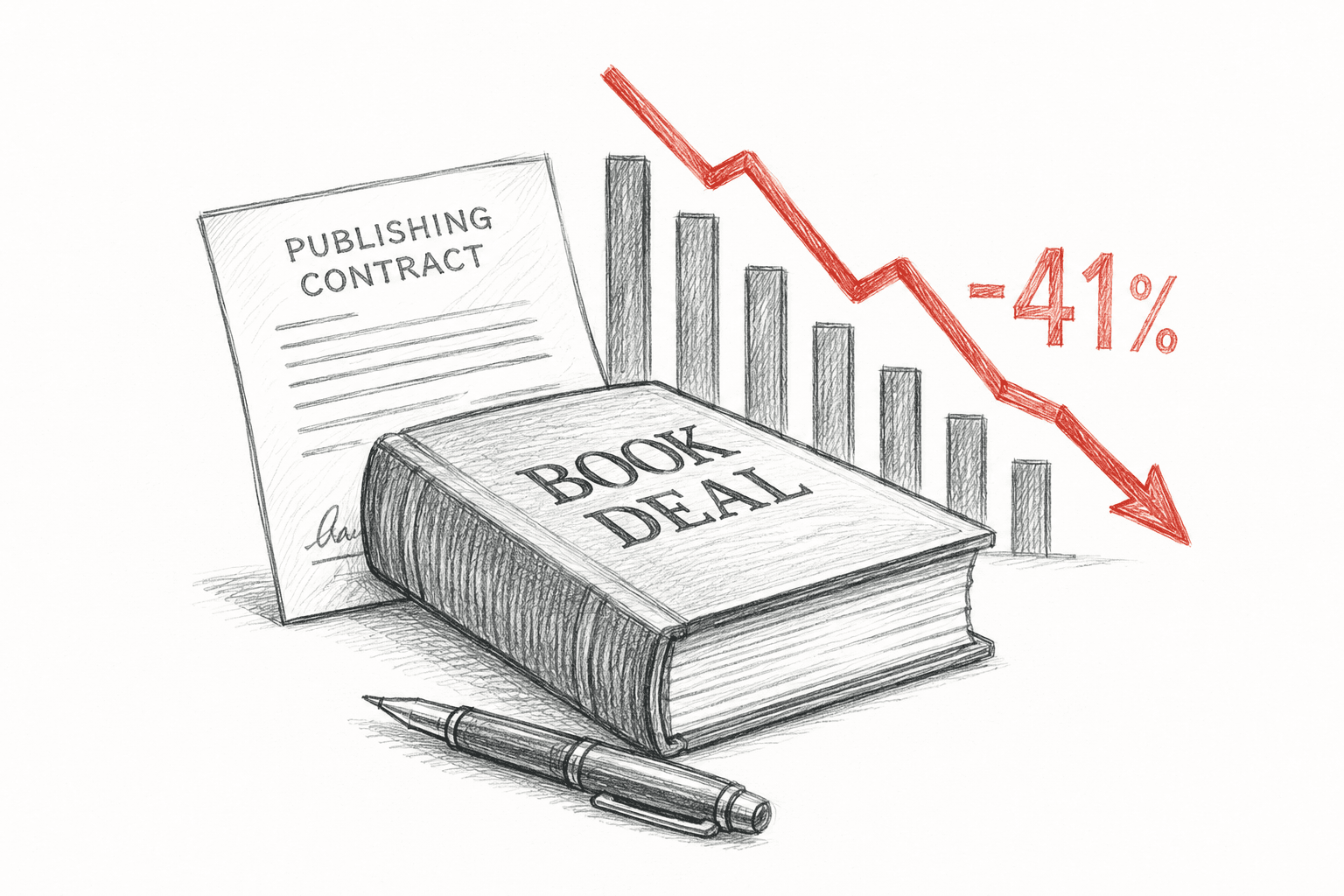 Book Deals Are Down 41%. Don't Wait for a Publisher
