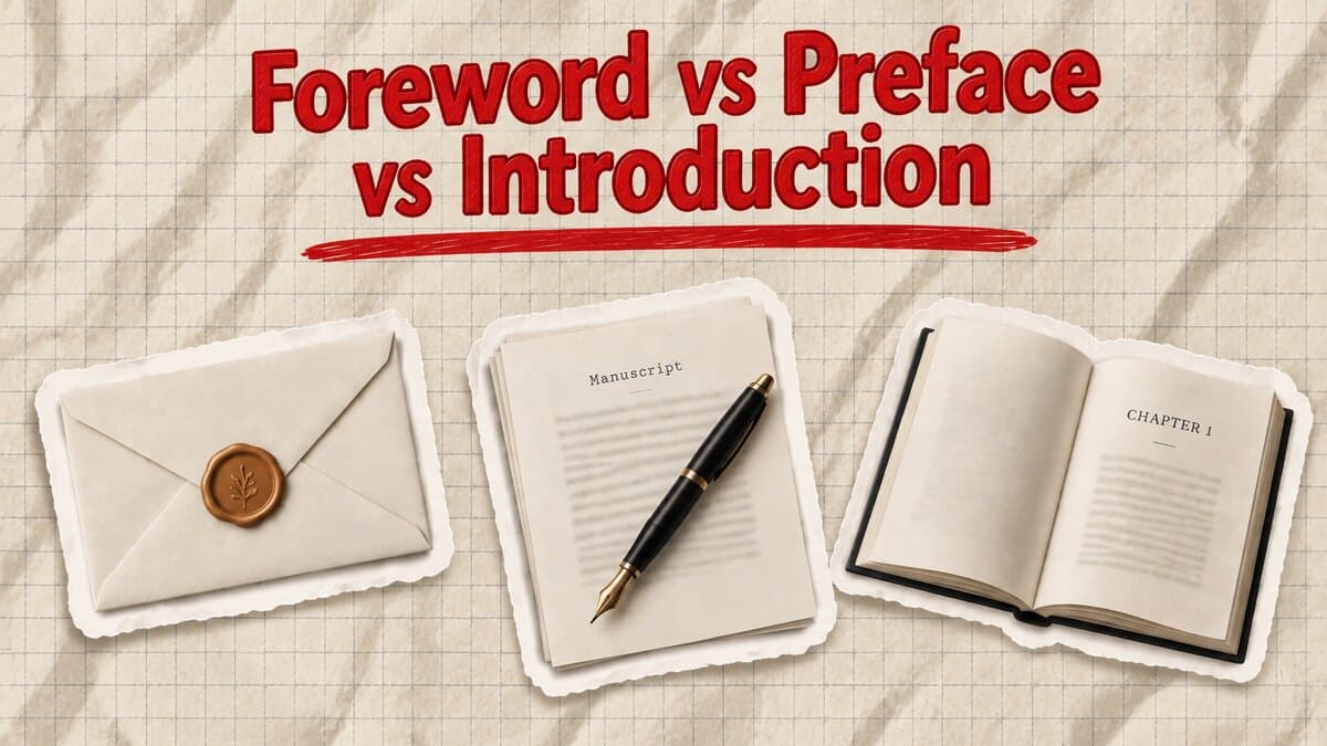 Foreword vs Preface vs Introduction: Who Writes Which