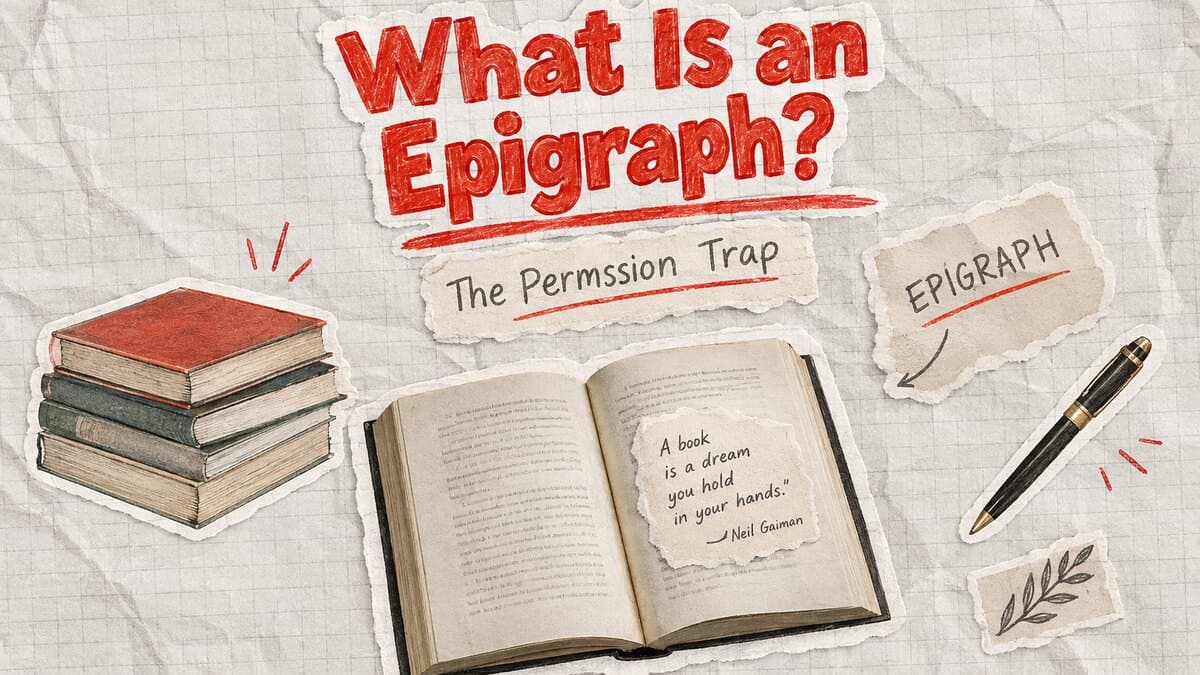 What Is an Epigraph? The Permission Trap Nobody Mentions