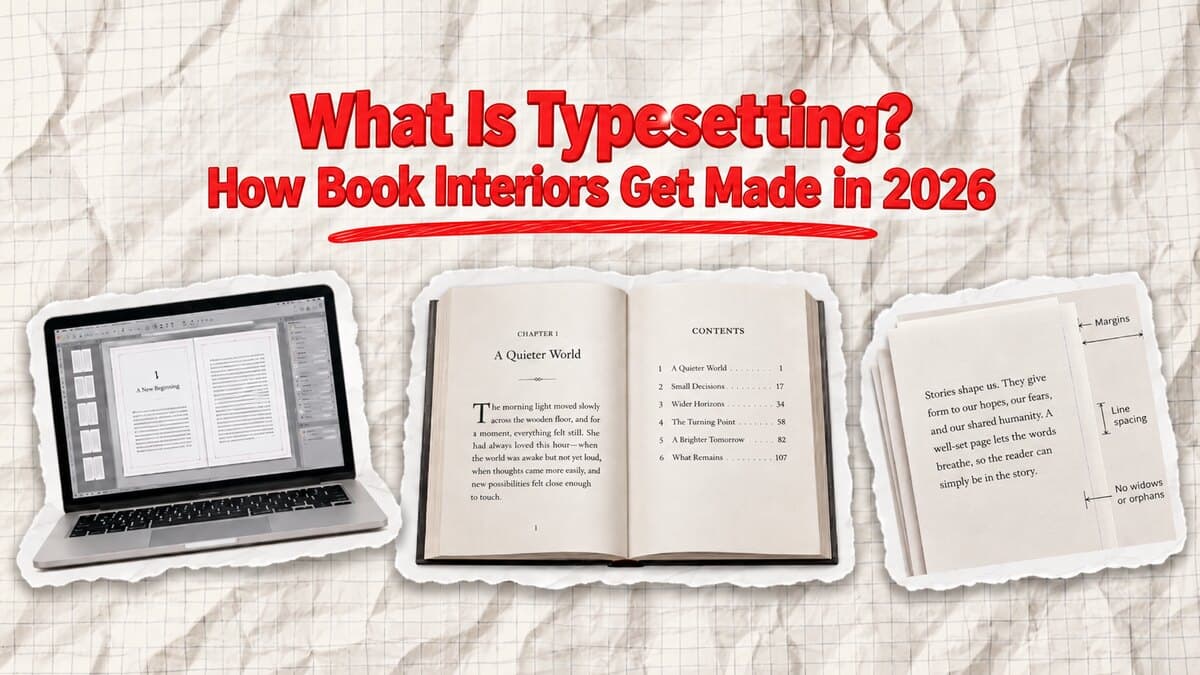 What Is Typesetting? How Book Interiors Get Made in 2026