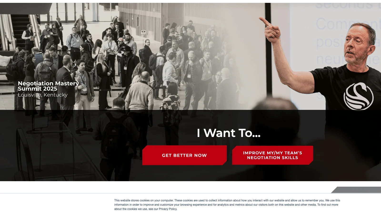 The Black Swan Group homepage with Chris Voss negotiation training